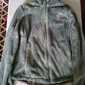 Womens Large Fuzzy NorthFace sweater